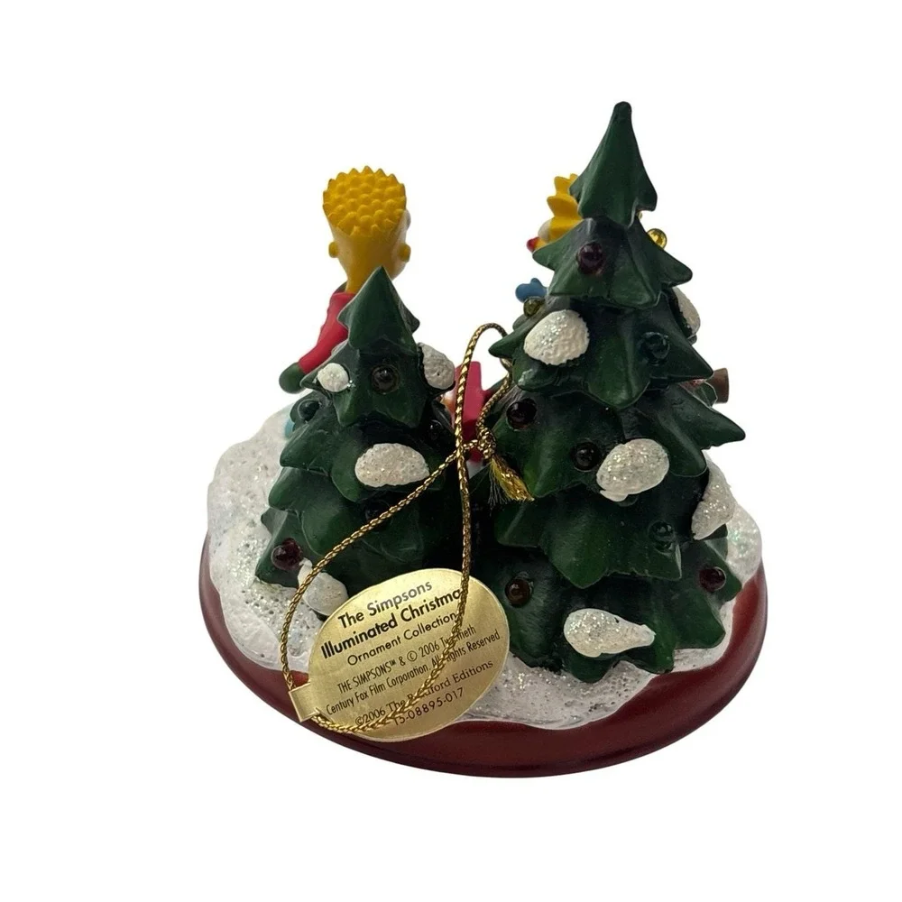 The Simpsons Bradford Christmas Ornament Illuminated 